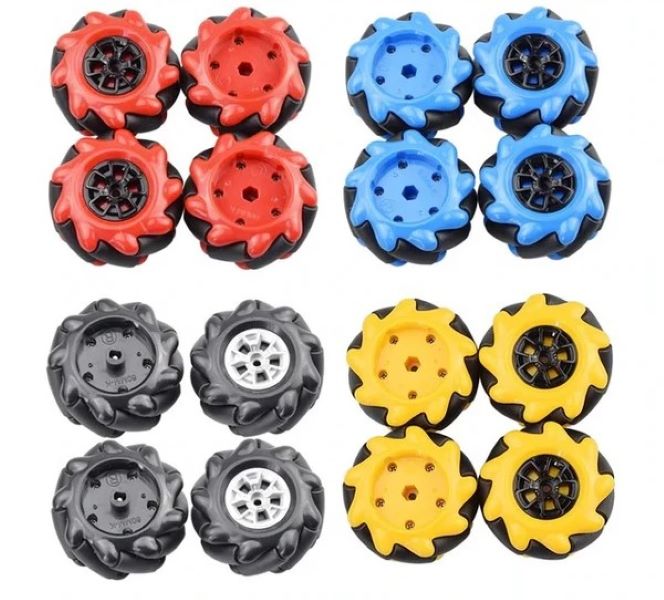 60MM-K Mecanum Wheel Compatible with 6.7mm Coupling