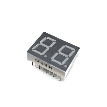 0.56 inch 2 Digit Seven Segment Display - Red (Common Anode)