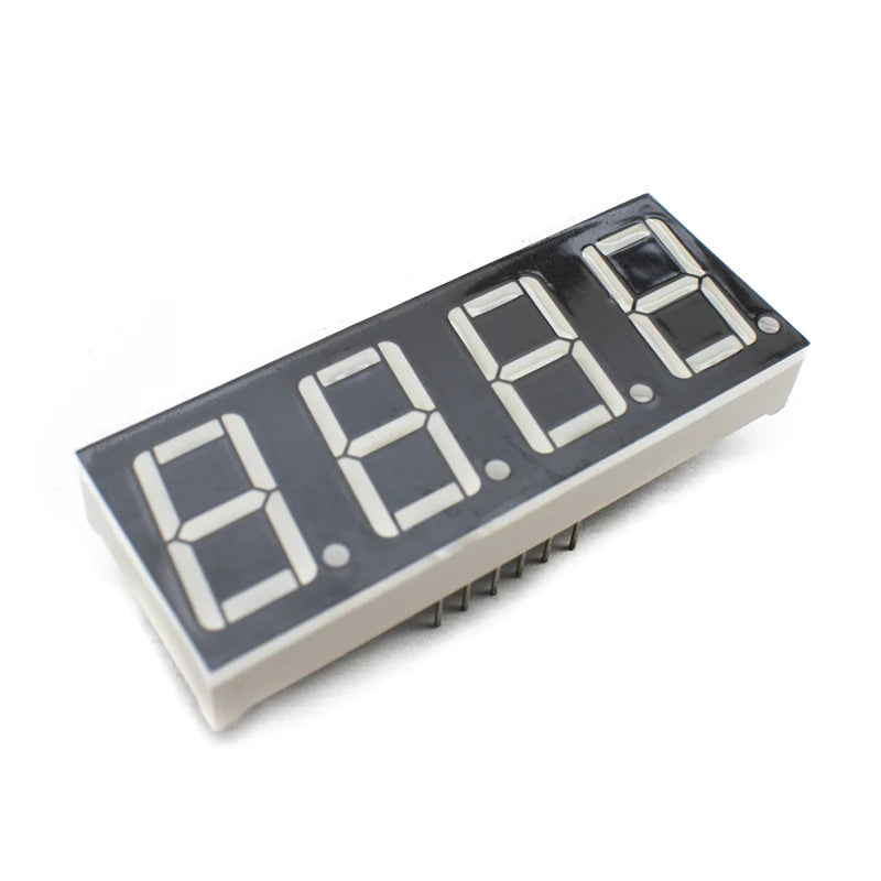 0.56 inch 4 Digit Seven Segment Display - Red (Common Anode ...