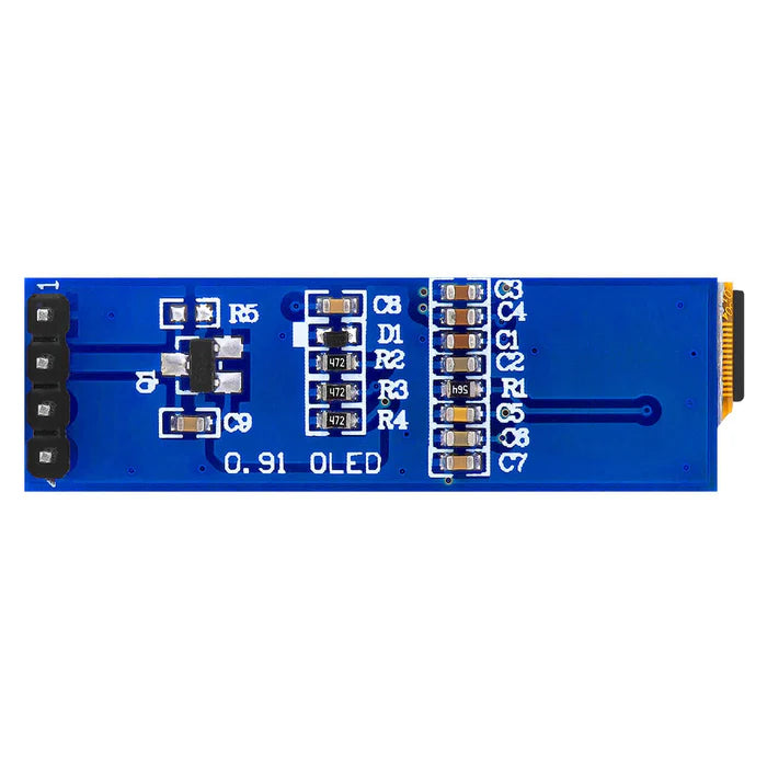 0.91 inch OLED Display Module with built-in voltage regulator – I2C SPI screen for Arduino, ESP32, Raspberry Pi