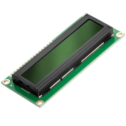 Green LCD display module, 16x2 Alphanumeric LCD | Alphanumeric LCD  | LCD | LCD Display |  Displays | Soldered | Panel Display | Prototyping | LCD Display Green | Robotics| LCD 1602 | Arrowtech | arrowtechcart | arrowtechcart.com