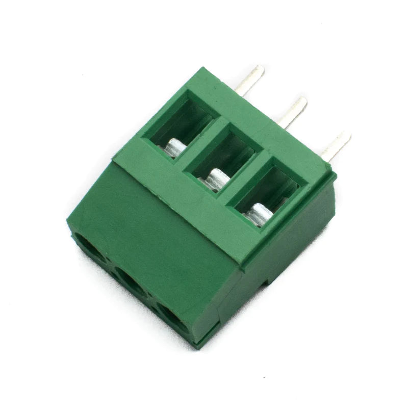 Electronic|Electronic component|3 Pin Screw Type PCB Terminal Block|PCB Terminal Block|Terminal Block|5mm Pitch|5mm Pitch Terminal Block|5.08mm PCB Terminal Block|3 Pin 5.08mm|Tin-plated brass|Nickel-plated brass|Arrow|Arrowtech|Arrowtechcart|Arrowtechcart.com