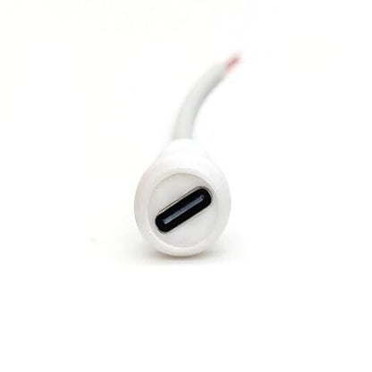 Female Type C | Female  | Type C | Type C Connector |  Wire | DIY | Cable | Power Supply | White/Yellow | 5V Micro USB | Arrowtech | arrowtechcart | arrowtechcart.com