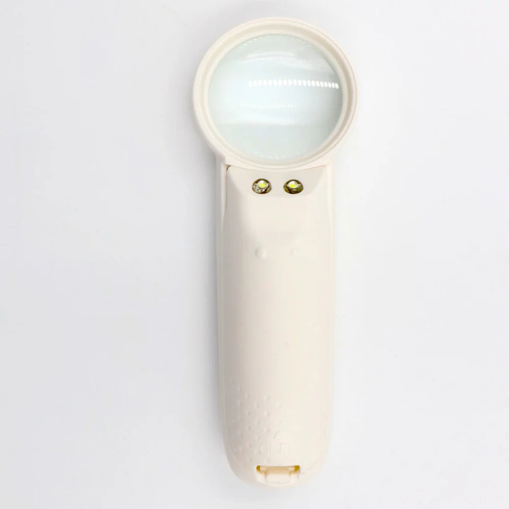 High Power 15x 3715 Lighted Magnifying Glass Hand Held Magnifier for Close Inspection of PCB