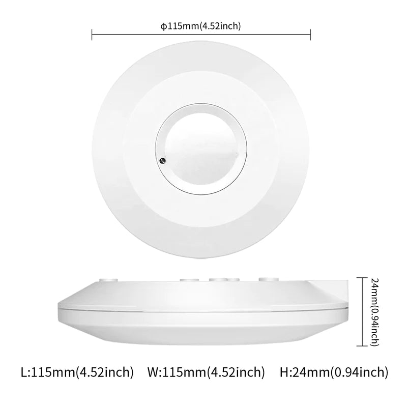 Microwave Motion sensor Round shape Slim