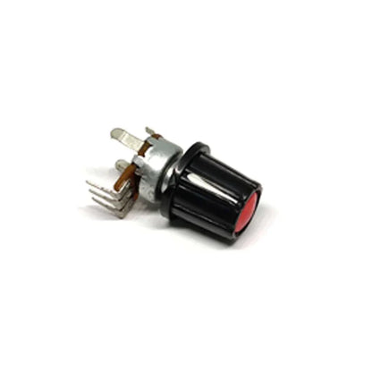 potentiometer knob | Potentiometer | Potentiometer 6mm Shaft |Potentiometer Cap | Variable Resistor | Potentiometer Knob | push-fit Potentiometer Knobs | Push-fit | 15mm | 6mm | Arrow | Arrow tech | Arrowtechcart | Arrowtechcart.com