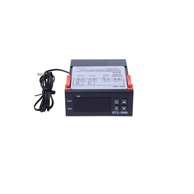 STC-1000 220V AC All Purpose Digital Temperature Controller Thermostat Module with Temperature Sensor Probe