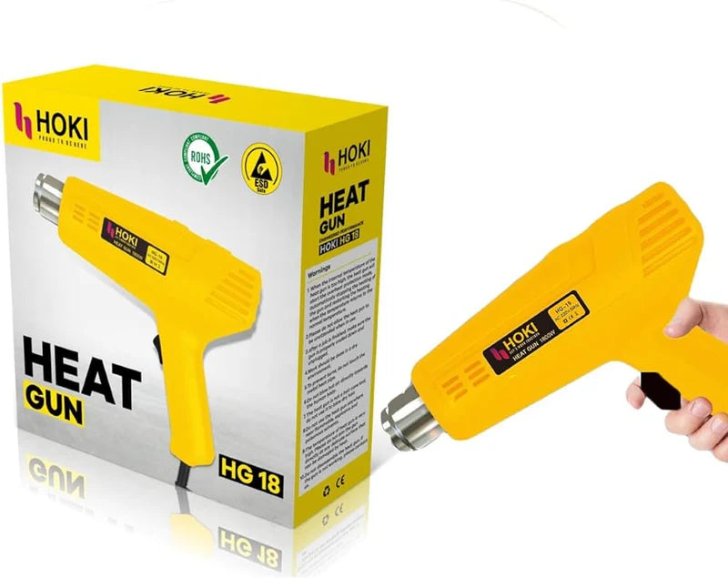 Basic components|component|electronic component|electronic|Hoki 1800W Heat Gun|Heat Gun|Hoki 1800W|Hoki 1800W Heavy Duty High Performance Heat Gun|two-speed heat gun|Low noise and low vibration design and lightweight|Arrow|ArrowTech|Arrowtechcart|Arrowtechcart.com