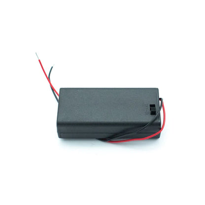 Battery Holder for 2 x 1.5V AA Cell with Cover and On-Off Switch | ARROWTECH } ARROW | ELECTRONIC