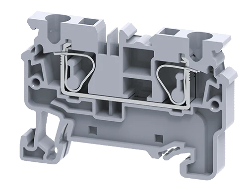 Connectwell CX4 4 sq mm Feed Thru Spring Clamp Terminal Block