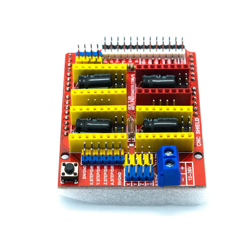 Electronic Componenets|Electronic|Componenets|CNC shield V3|driver expansion board|3D Printers|CNC shield|Arduino CNC Shield|A4988 DRV8825|Engraving Machine|Shield|Arduino|Prototyping|ArrowTech|ArrowTechCart|ArrowTechCart.com|Arrow|Arrow.com