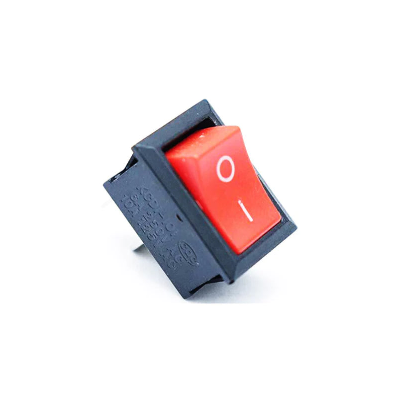 6A 250V AC SPST ON-OFF Rocker Switch Red – ArrowTechCart