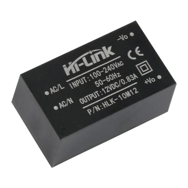 Hi-Link HLK-10M12 12V 10W AC-DC Power Converter (AC to DC Switch Power Supply Module)