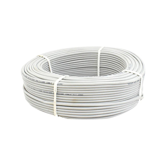 3 Core 14/.132mm(619) Grey Shielded Cable (90 Meter)