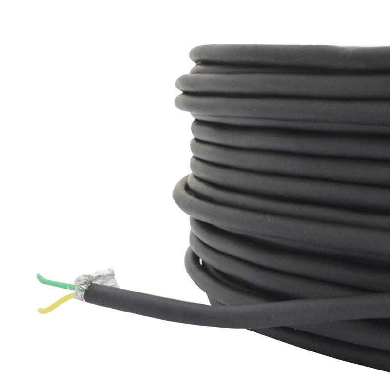 2 Core 16/.2mm Shielded Round Cable (10 Meter)