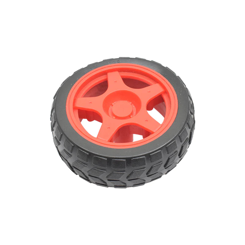 65mm RED Wheel For BO Motors (Pack of 2)