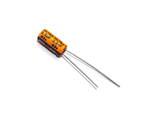 Keltron 3.3µF 63V Electrolytic Capacitor