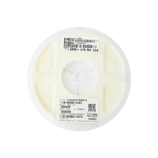 YAGEO 100nf 0.1uf 50V 0805 SMD Capacitor