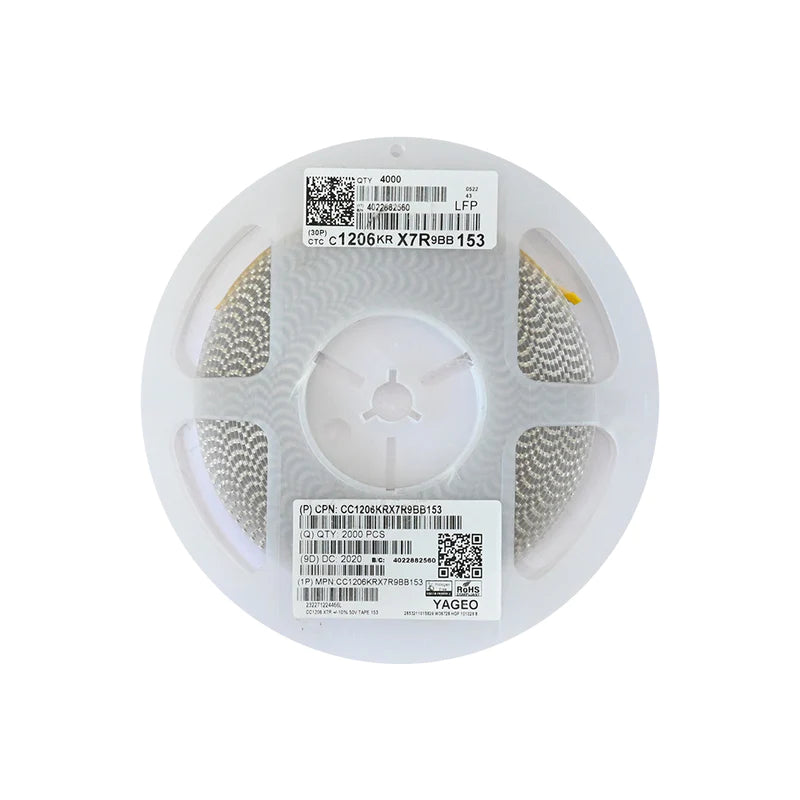 YAGEO 15nf 153 50V 1206 SMD Capacitor