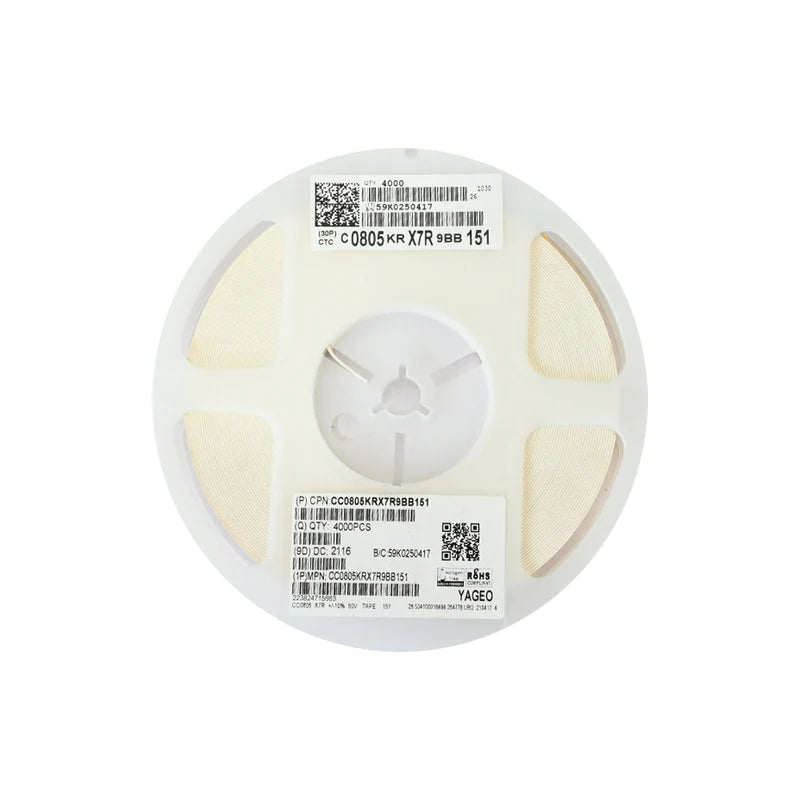 YAGEO 150pf 151 50V 0805 SMD Capacitor