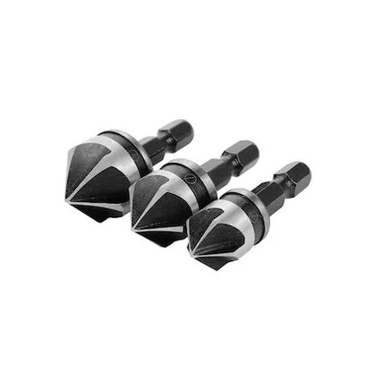 Electronic|Electronic component|Hex Countersink Boring Set|Boring Set|Metal Drill Bit|Drill Bit|1/4 Quick Change Hex Shank|Suitable for all Woods and Soft Metals|Drill|Arrow |Arrowtech |Arrowtechcart |Arrowtechcart.com