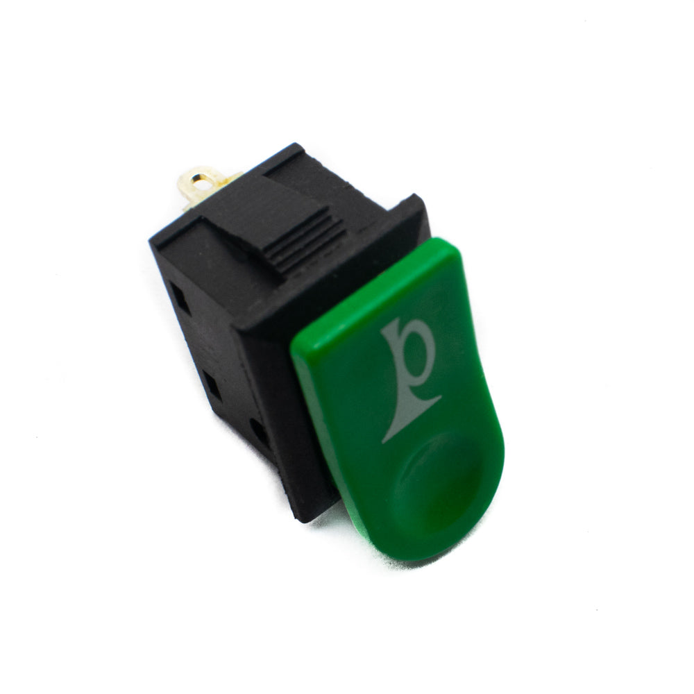 Universal Horn SPST Momentary Push Switch Green