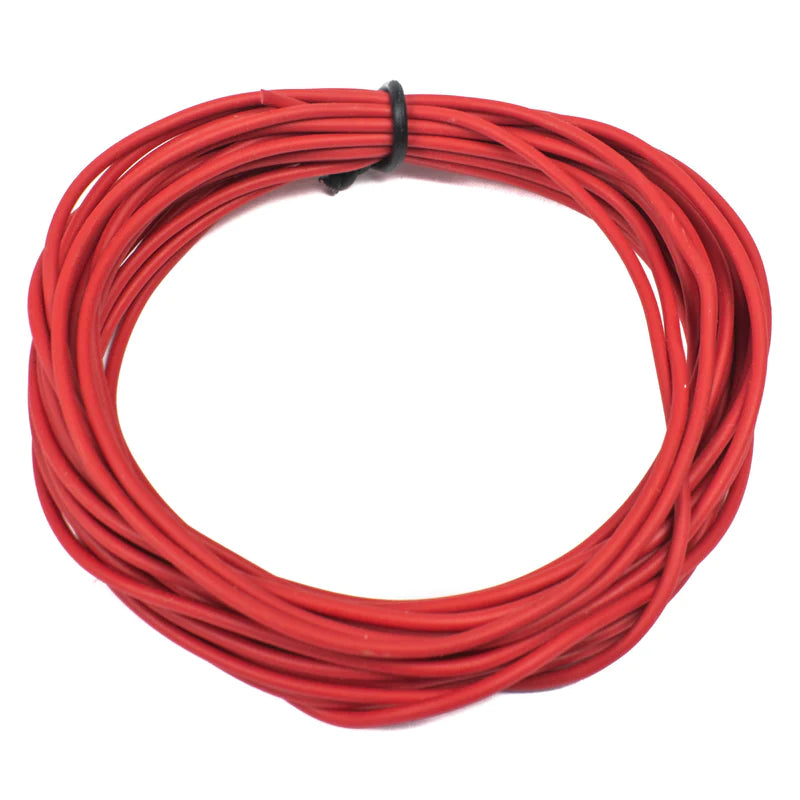 27 AWG Multi Strand Wire - 14/0.09 (Red) 10 Meter