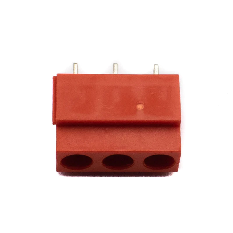 3 Pin Screw Type PCB Terminal Block - 5mm Pitch RED