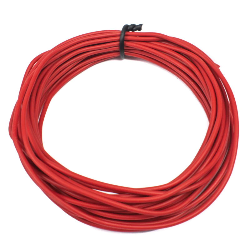 25 AWG Multi Strand Wire - 14/0.112mm (Red) 10 Meter