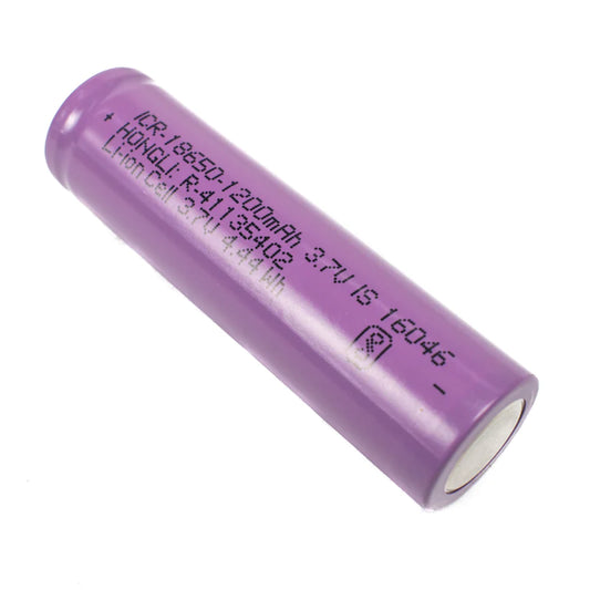 1200mAh ICR18650 3.7V Lithium-Ion Battery