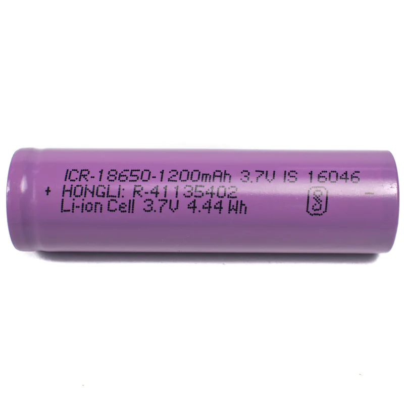 1200mAh ICR18650 3.7V Lithium-Ion Battery