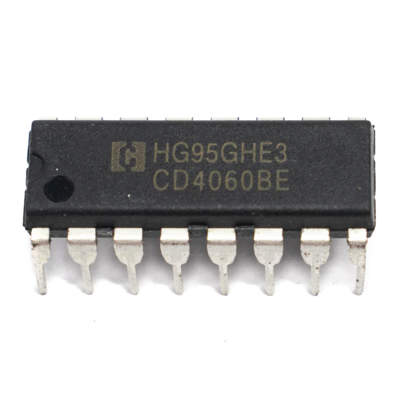 CD4060 CMOS 14-Stage Ripple-Carry Binary Counter/Divider and Oscillato ...