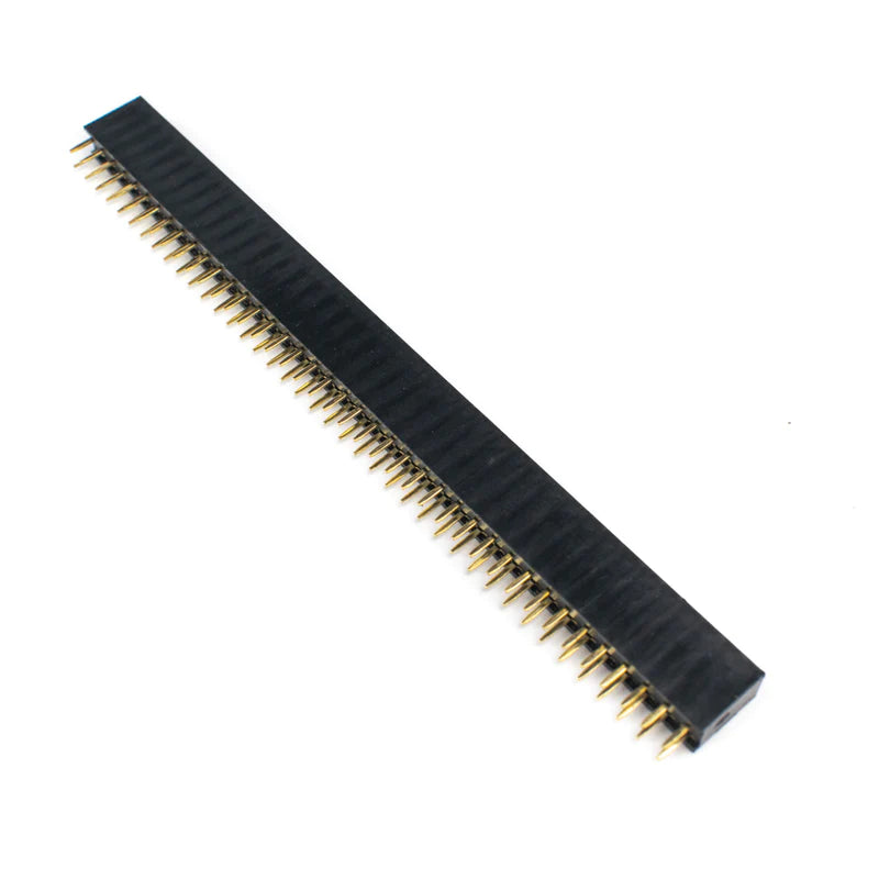 2.54mm 2x40 Pin Female Double Row Header Strip – ArrowTechCart