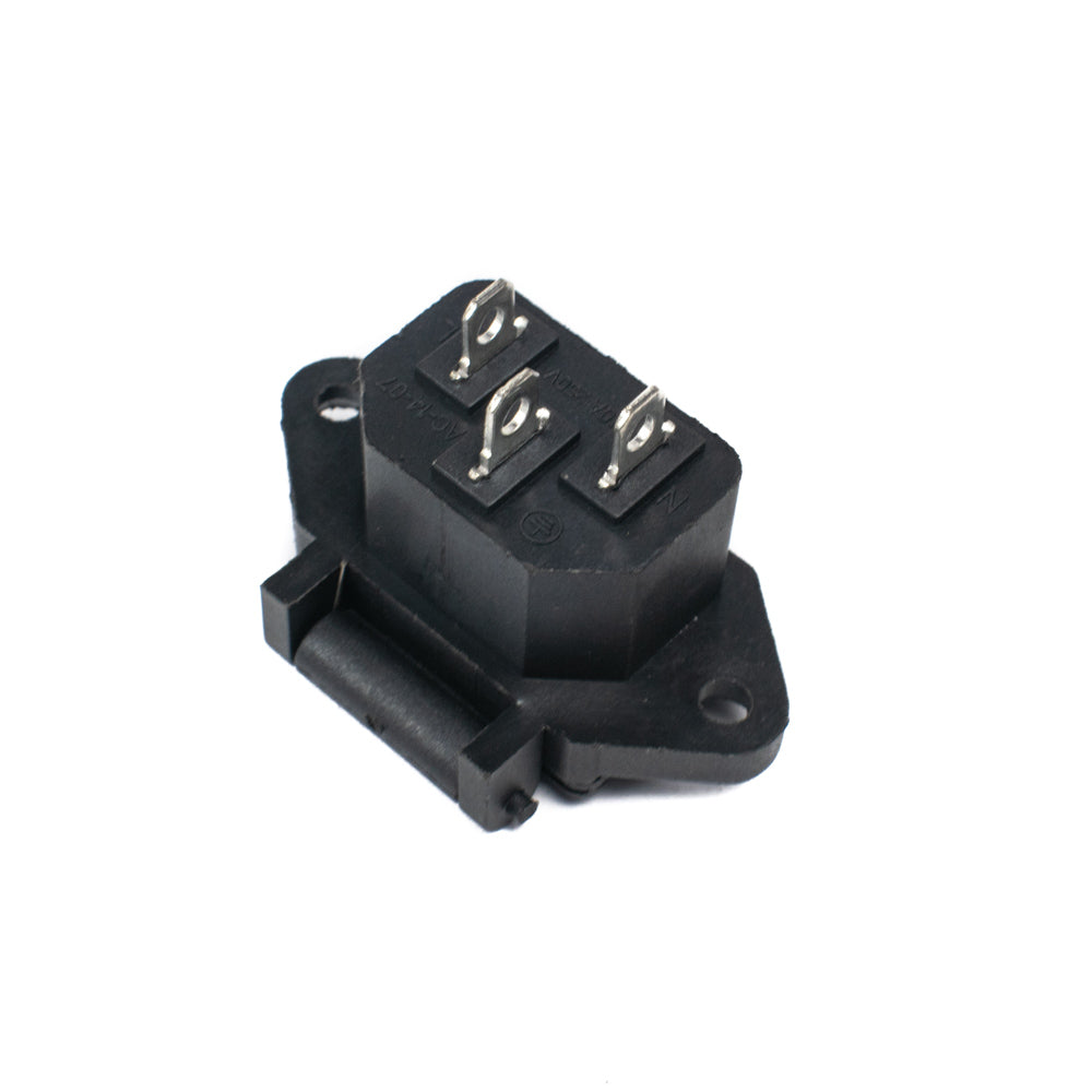 IEC320 C14 Panel Mount Plug Computer Adapter Power Connector Socket with Flap