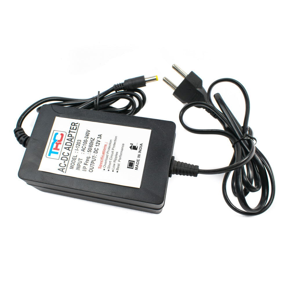 12V 3A DC Power Supply Adapter