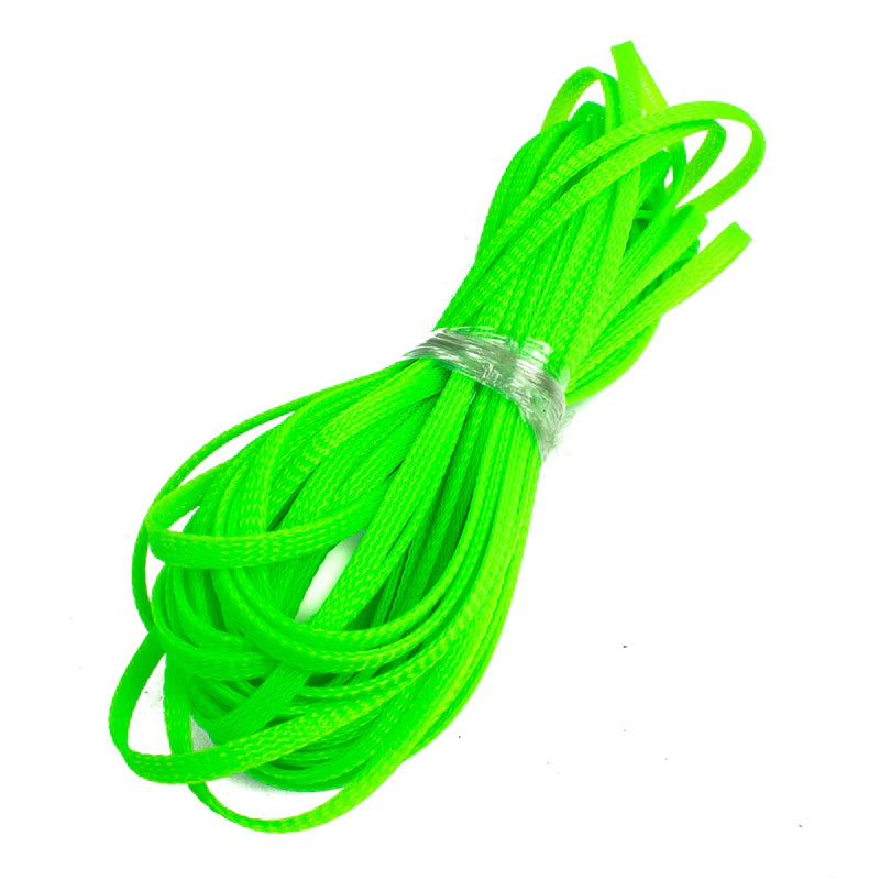 Expandable Braided Cable Sleeve (Green) 5 Meter