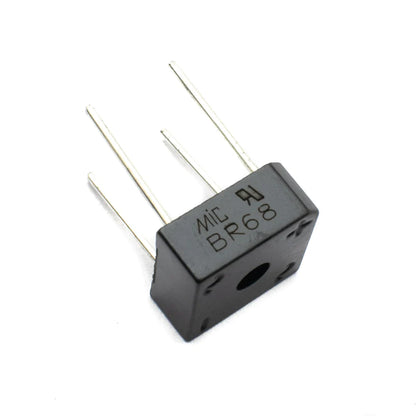 BR68 6A 1000V Single-Phase Bridge Rectifier