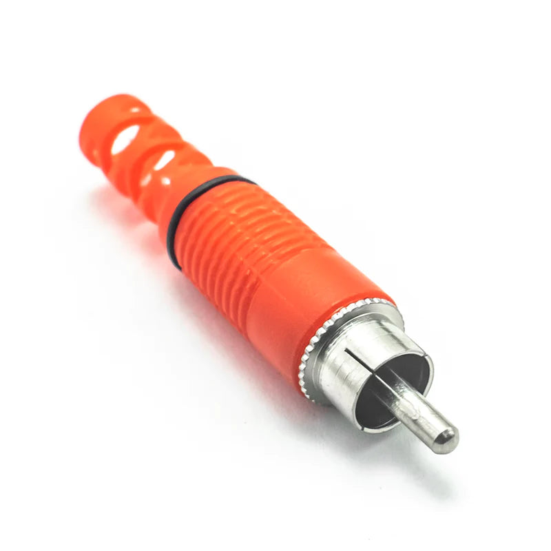 RCA Plug Solder Connector Male (Red)