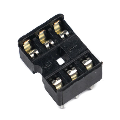 6 Pin DIP IC Base or IC Socket