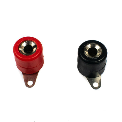 Banana Socket Connector Pair (RED + BLACK) 3mm (Pack of 5)