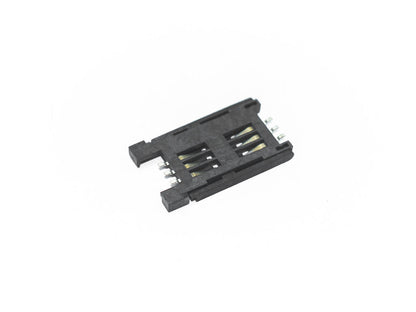 Micro Slot Flip Type 6 Pin SIM Card Holder Single SIM Lock Type