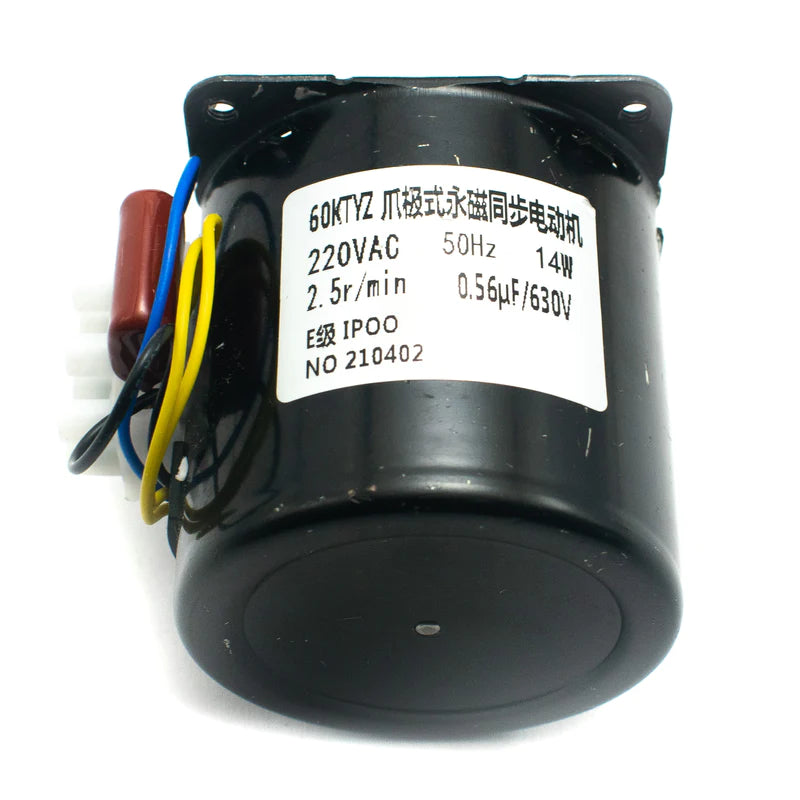 68KTYZ 220V AC 14W Synchronous Gear Motor 2.5rpm