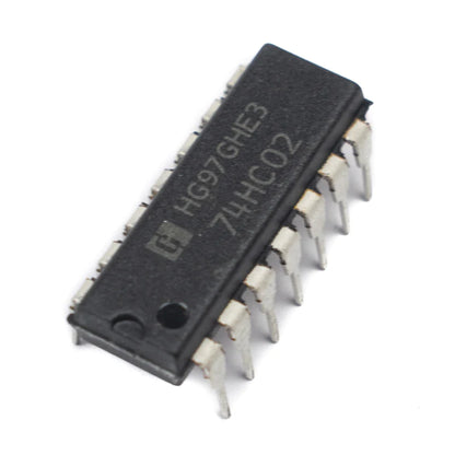 74HC02 Quad 2 Input NOR Gate IC (7402 IC) DIP-14 Package