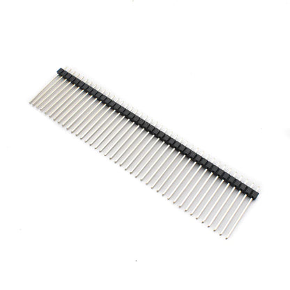 2.54mm 1x40 Pin 25mm Long Male Straight Single Row Brass Header Strip