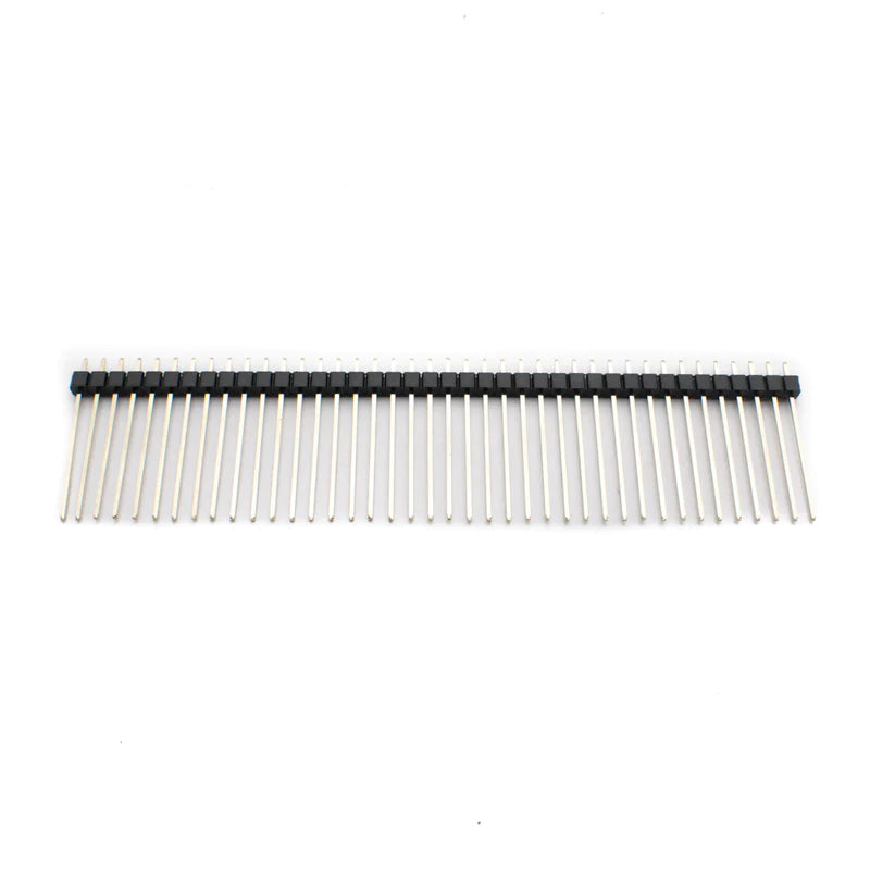2.54mm 1x40 Pin 25mm Long Male Straight Single Row Brass Header Strip ...