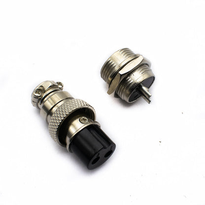 2 Pin GX-16 Aviation Connector Plug Male to Female Pair