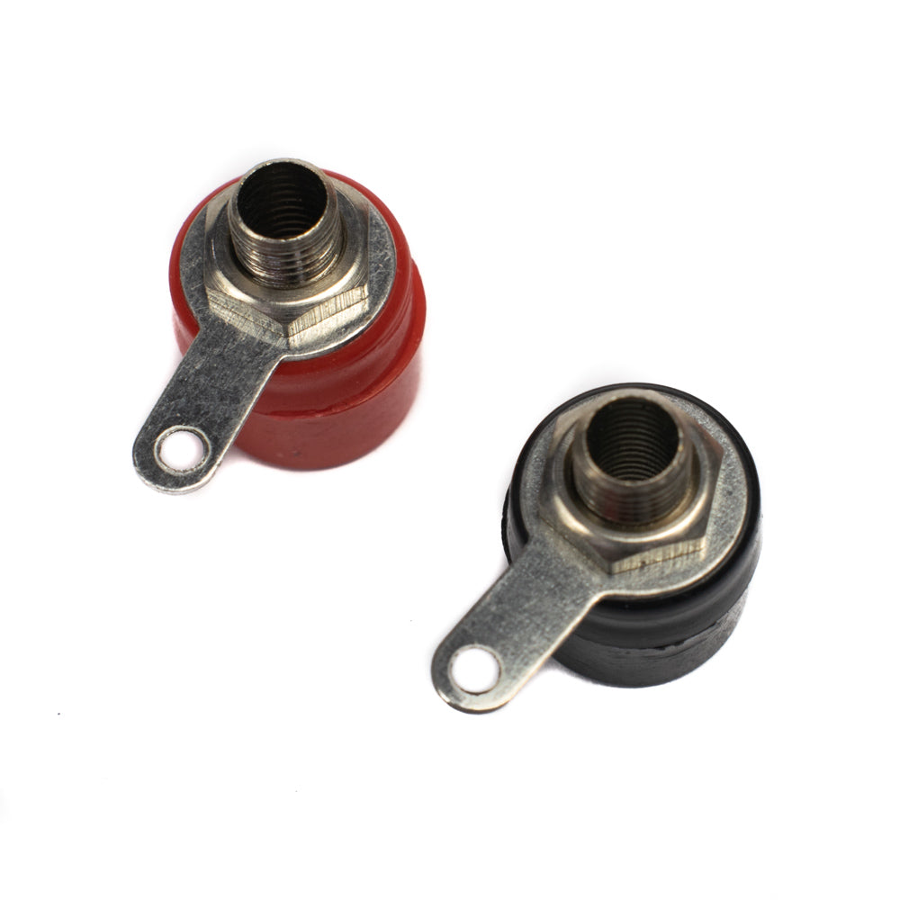 Banana Socket Connector Pair (RED + BLACK) 4mm