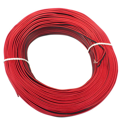 24 AWG Multi Strand 2 Wire Ribbon Cable 90 Meter (Red & Black) 14/0.143mm