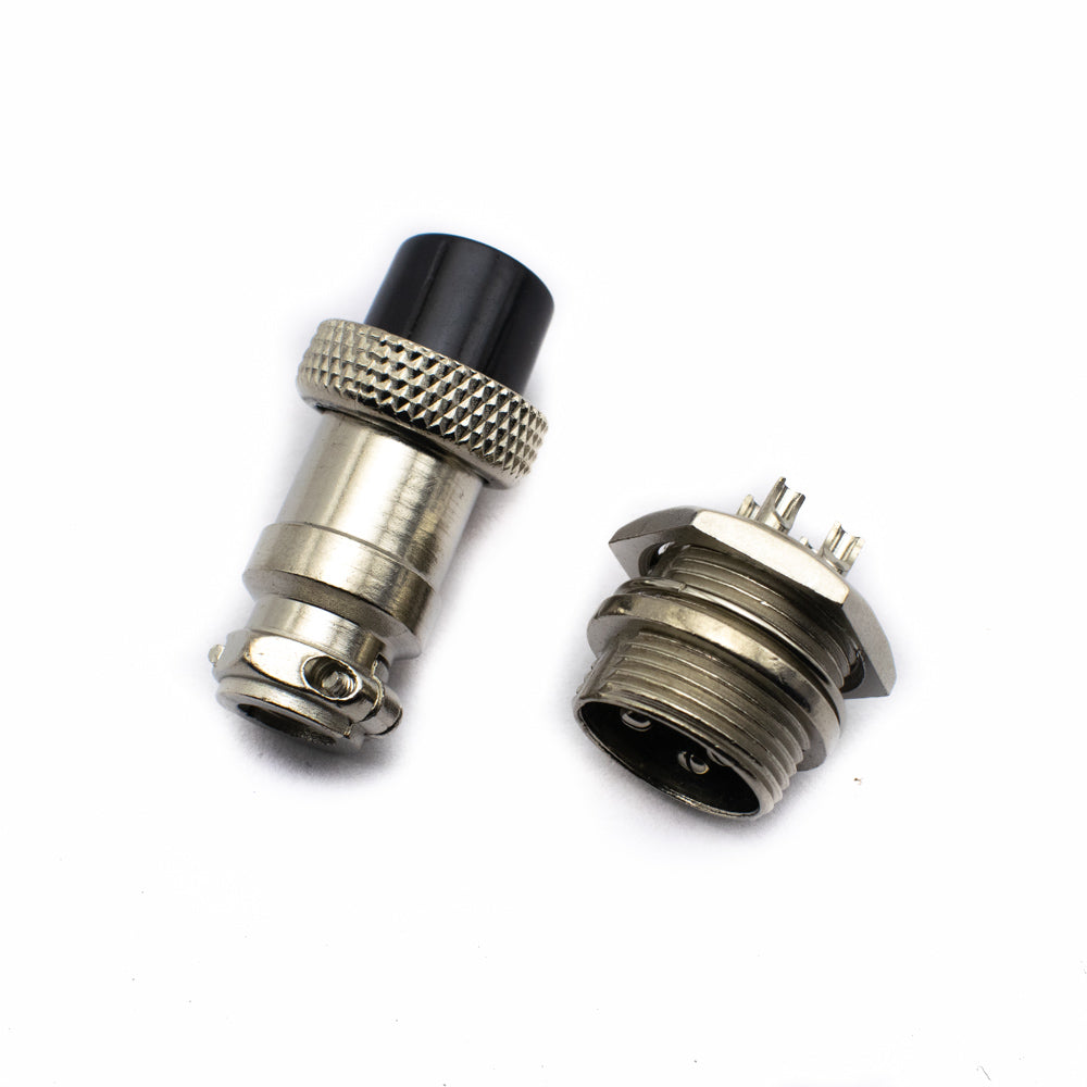 4 Pin GX-16 Aviation Connector Plug Male to Female Pair