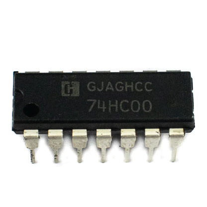 74HC00 Quad 2 Input NAND Gate IC (7400 IC) DIP-14 Package